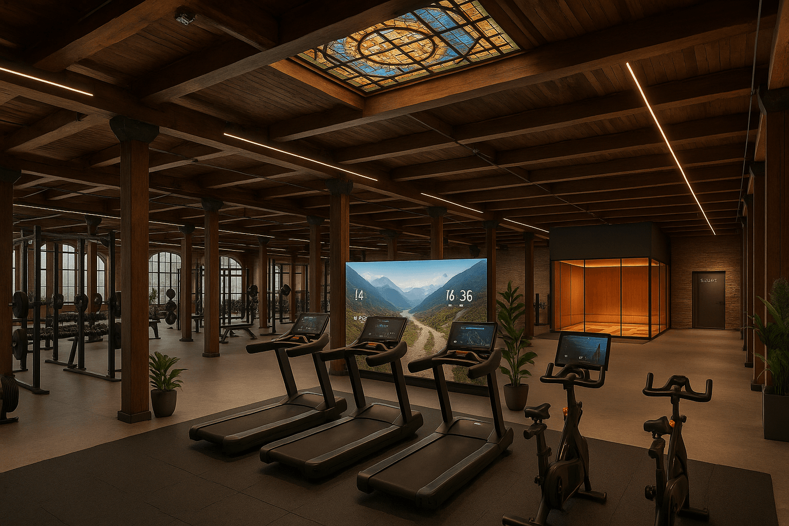 Fitness Center rendering