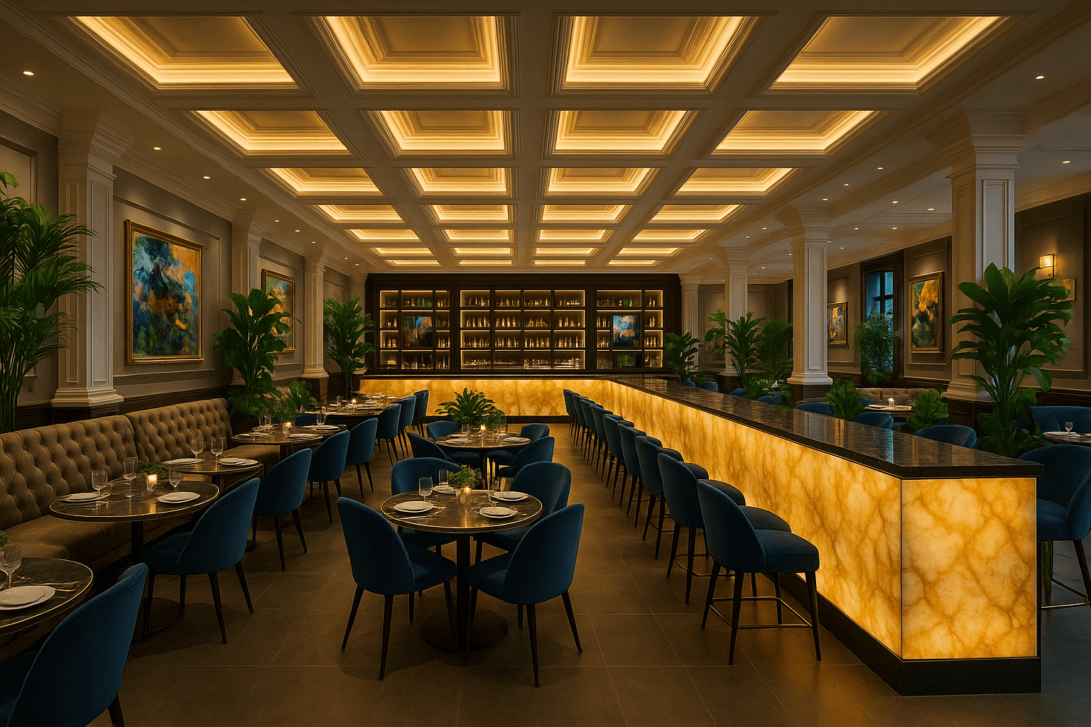 Restaurant & Entertainment rendering